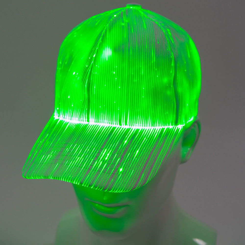 Super cool led fiber optic hat for Christmas