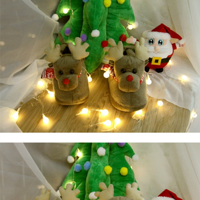 Cute Couple Christmas Slippers