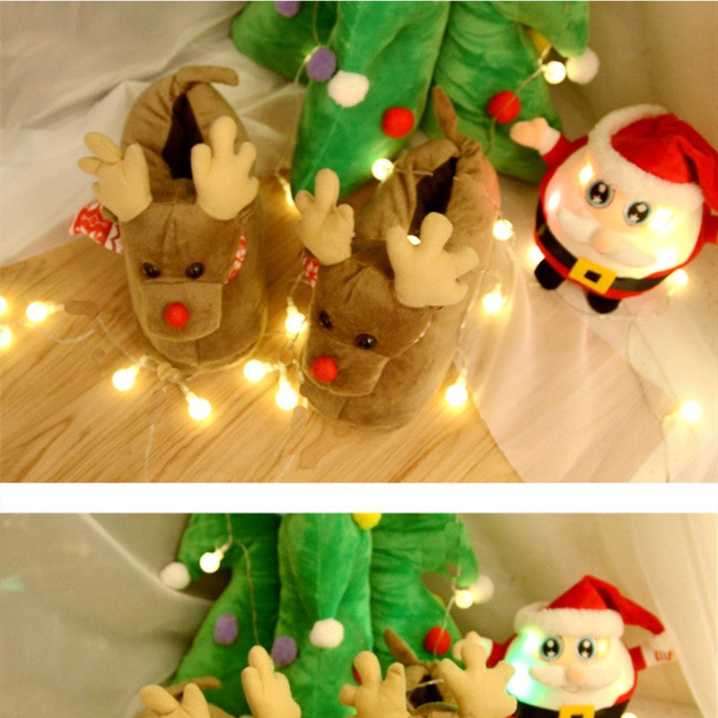 Cute Couple Christmas Slippers