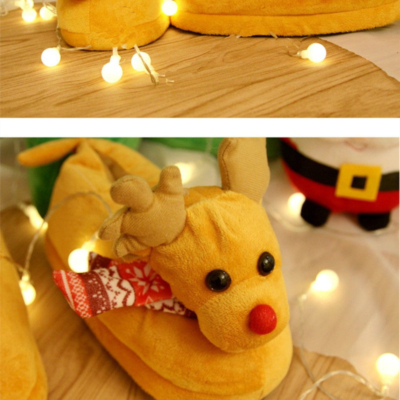 Cute Couple Christmas Slippers