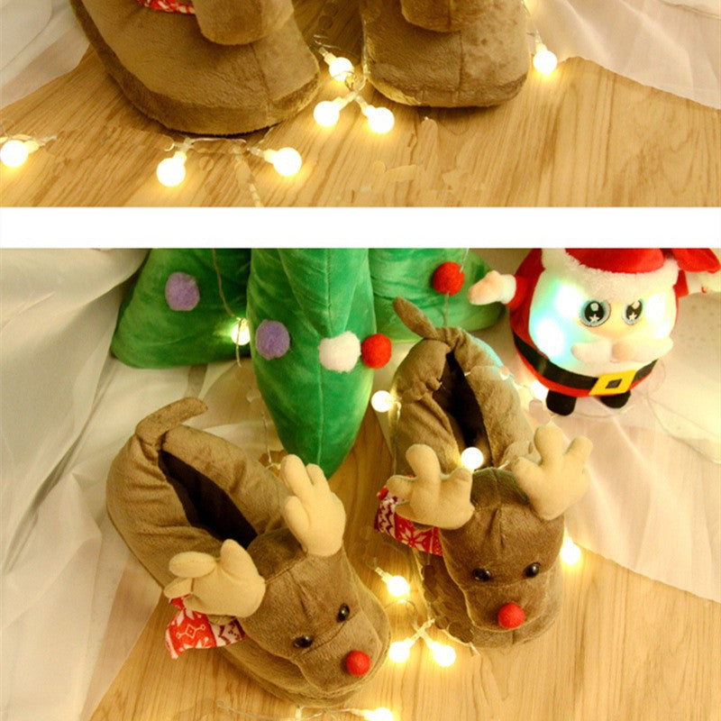 Cute Couple Christmas Slippers